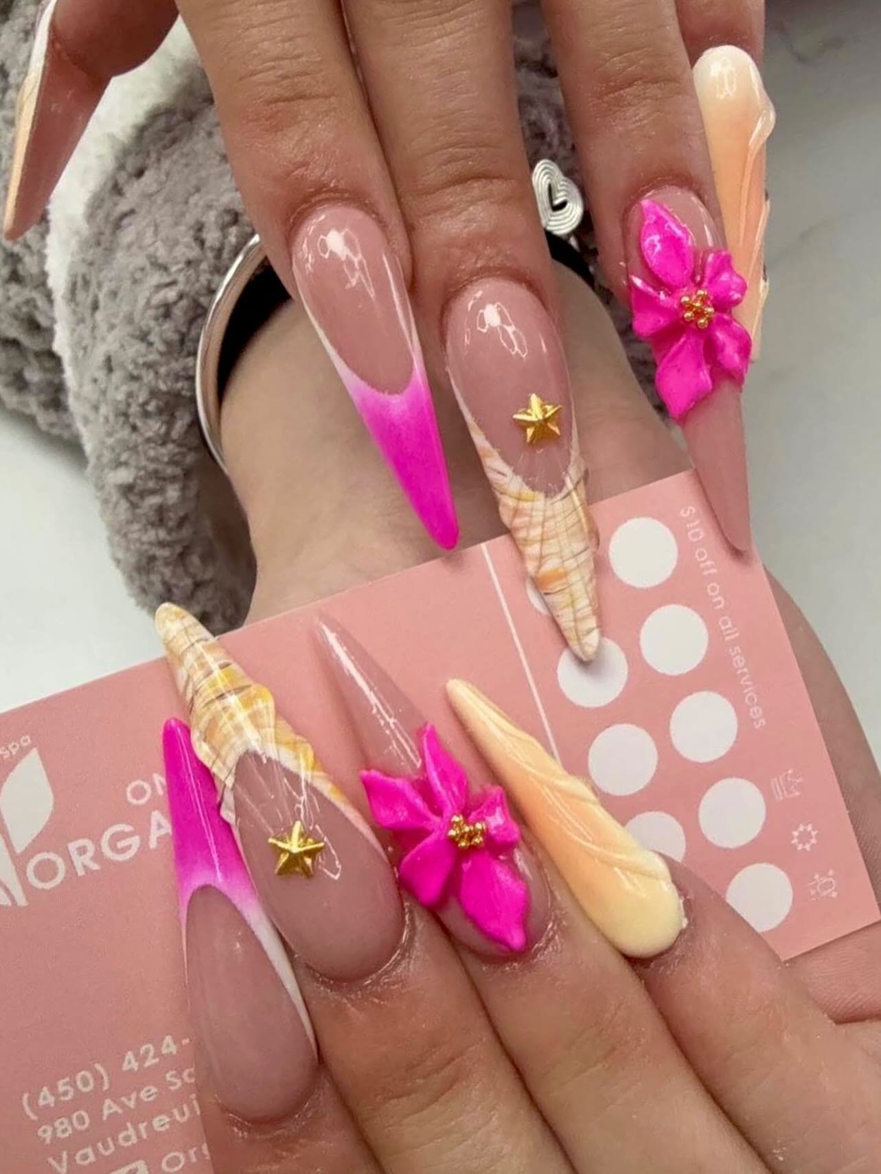 Nail art from Ongles Organic